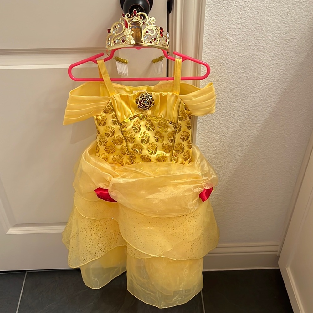 Belle castle collection dress with tiara